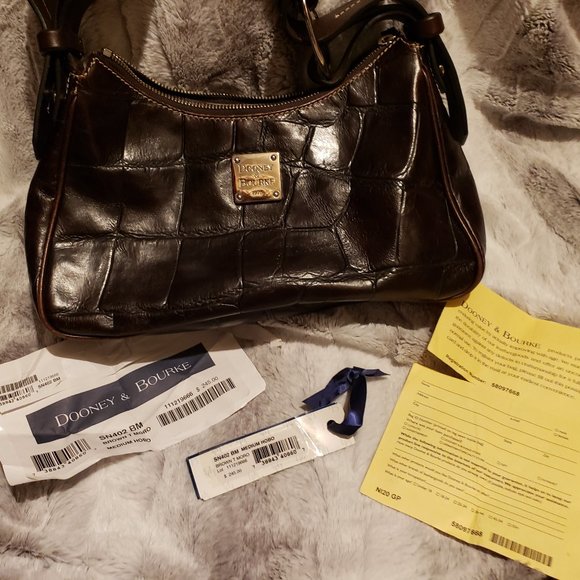 Dooney & Bourke Medium Hobo Handbag Dustbag Registration Card - Picture 9 of 9